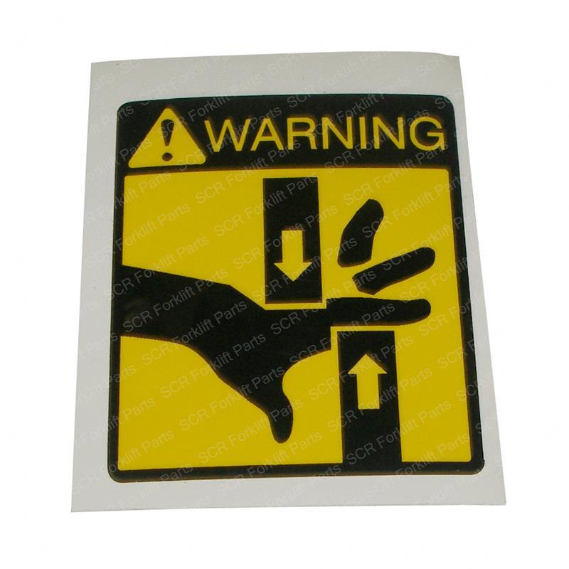 DECAL - WARNING CRUSH HAND RA223-010-730 ra223-010-730 product image