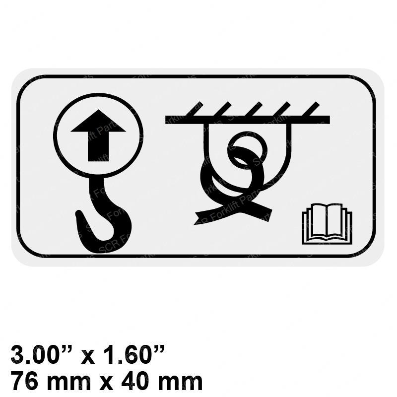 DECAL - LIFT POINT/ TIE DOWN JLIP70139 jlip70139 product image