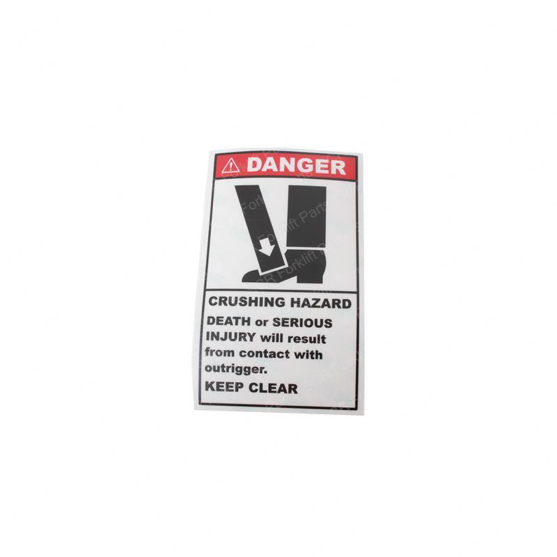 LABEL - DANGER CRUSHING HAZARD SY28-108506 sy28-108506 product image