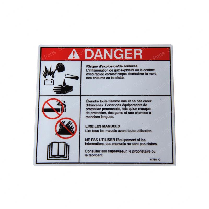 DECAL DANGER BATTERY SAFETY GN31788FRGT gn31788frgt product image