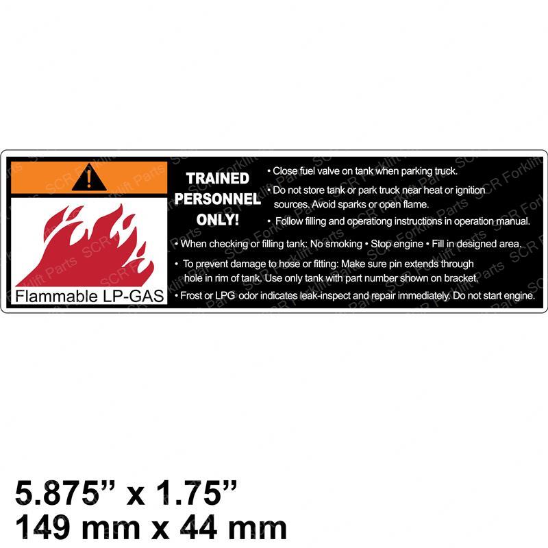 DECAL - LG GAS SAFETY INSTRUCT YT1354172 yt1354172 product image