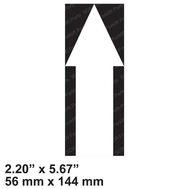 DECAL - WHITE ARROW CL6533899 cl6533899 product image