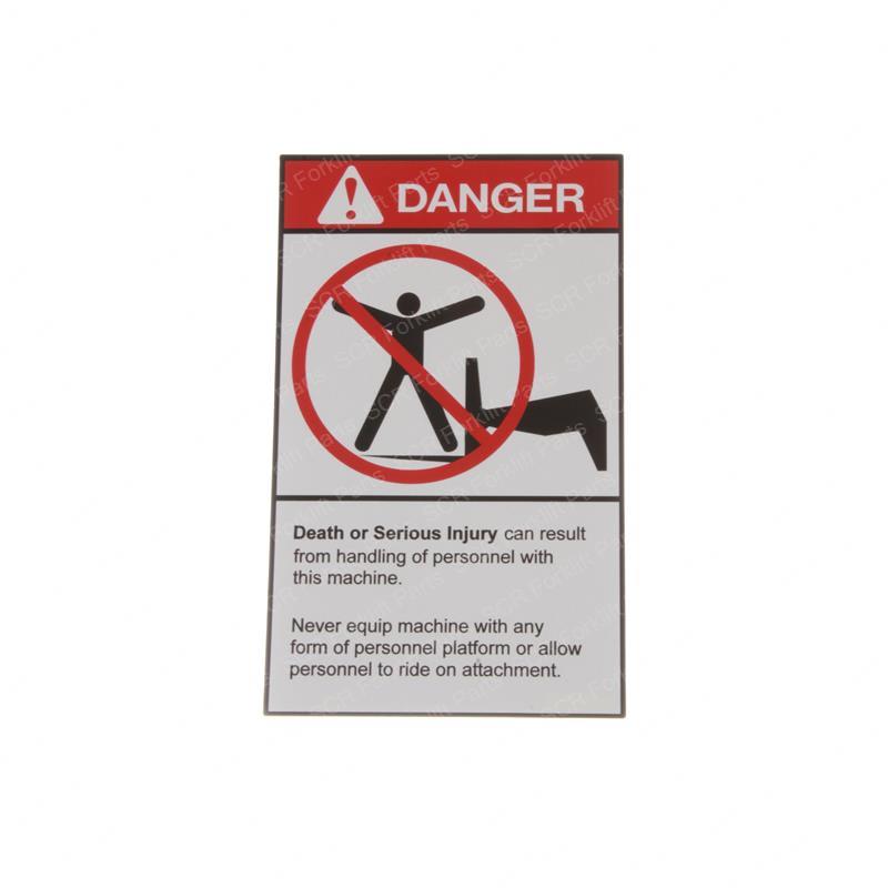 DECAL - NOT A MAN LIFT GN2-1302 gn2-1302 product image