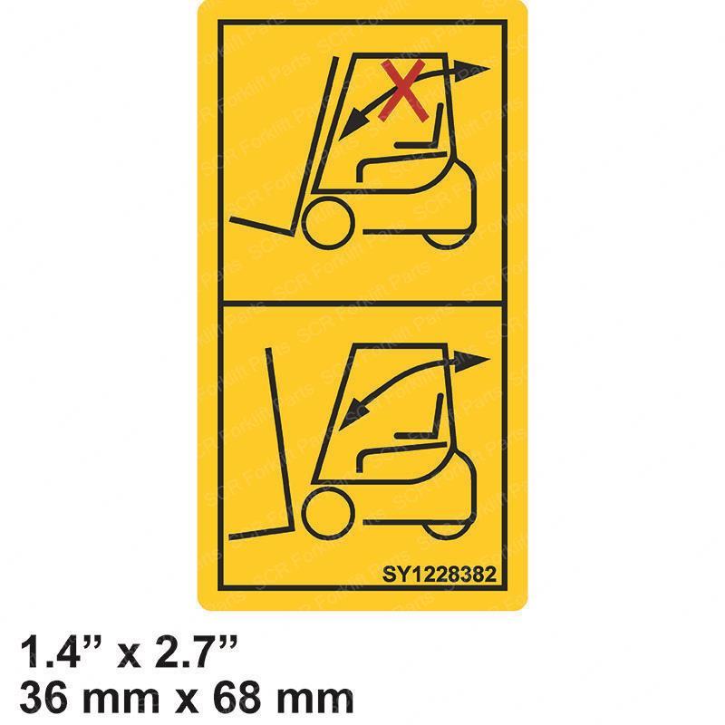 DECAL - TILT FORKS FOWARD LI0009381985 li0009381985 product image