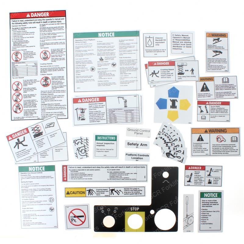 DECAL KIT-SAFETY GN84836 gn84836 product image