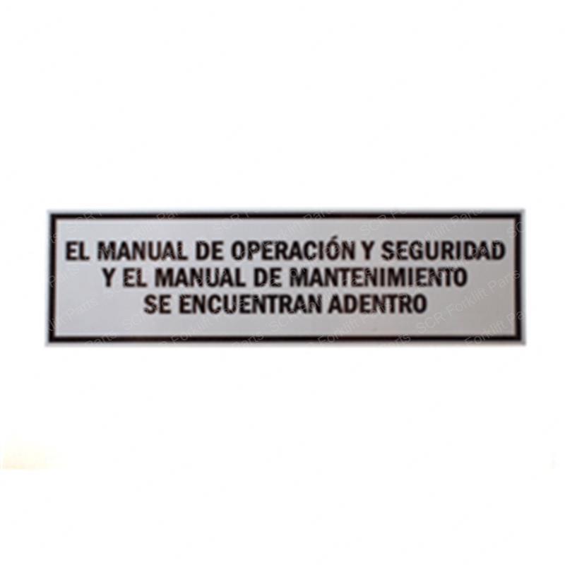 DECAL OPER HANDBOOK (SPA LAT) JL1702665 jl1702665 product image