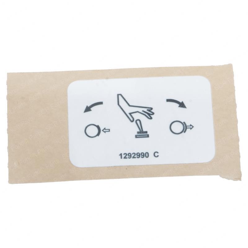 DECAL,RELEASE BRAKE GN1292990GT gn1292990gt product image
