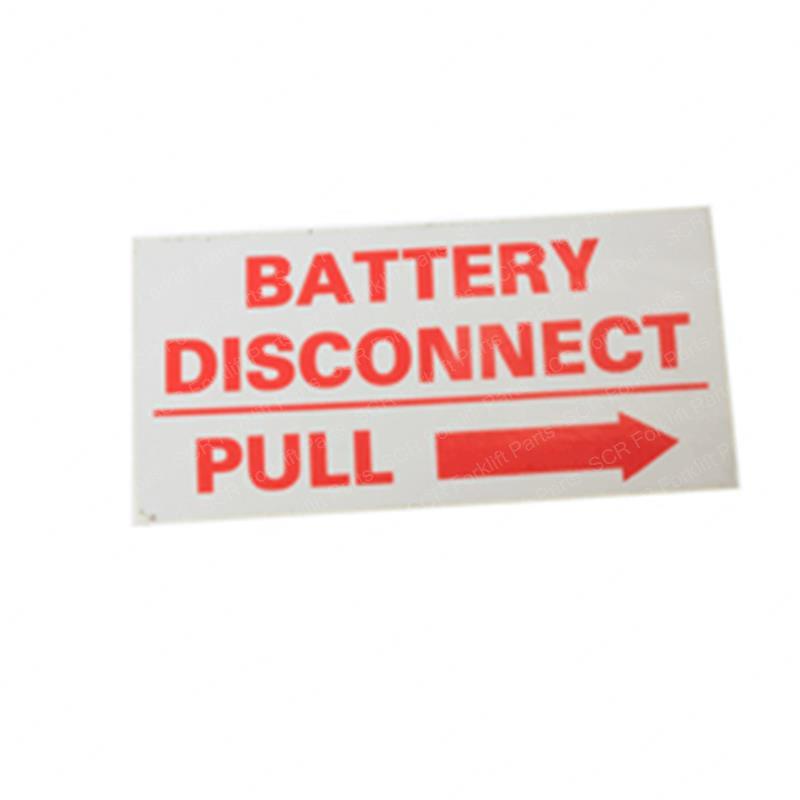 DECAL - BATTERY DISCONNECT SY28-106918 sy28-106918 product image