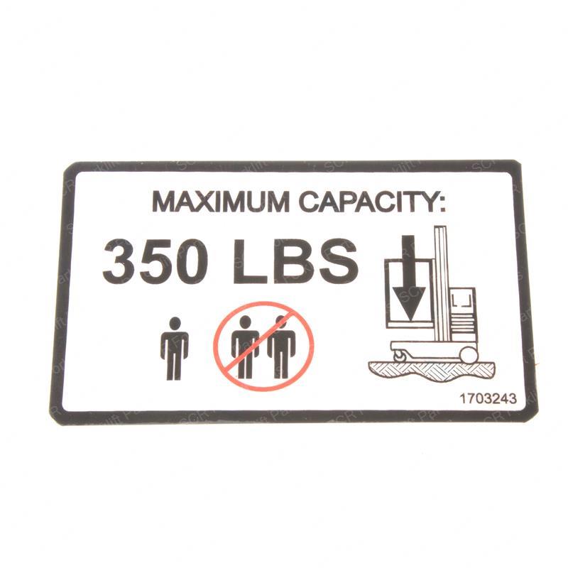 DECAL (350LB)(DOM/CSA) JL1703243 jl1703243 product image