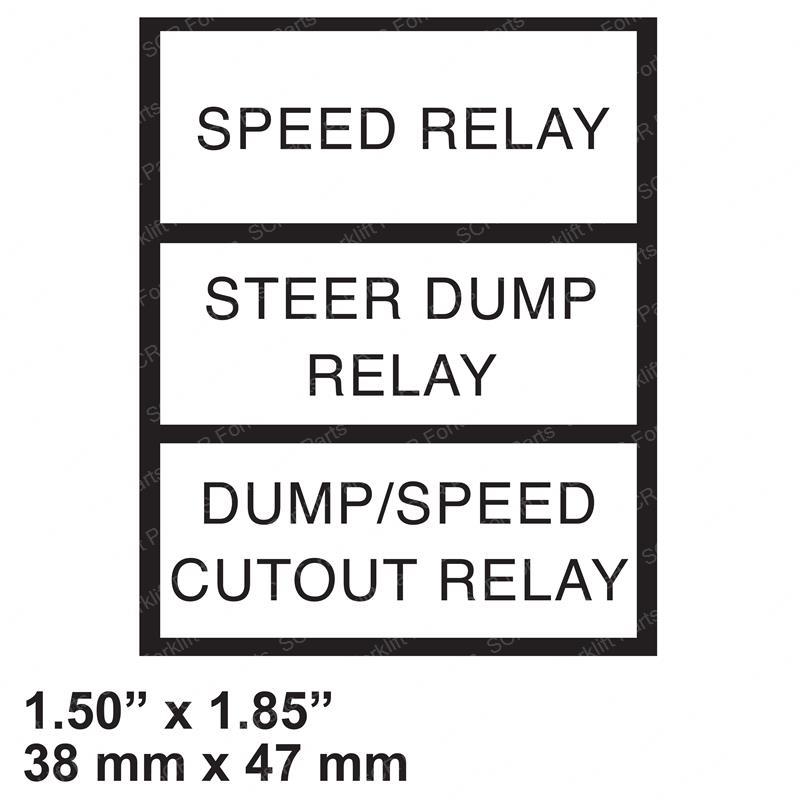 DECAL - RELAY FUNCTION JL1703901 jl1703901 product image