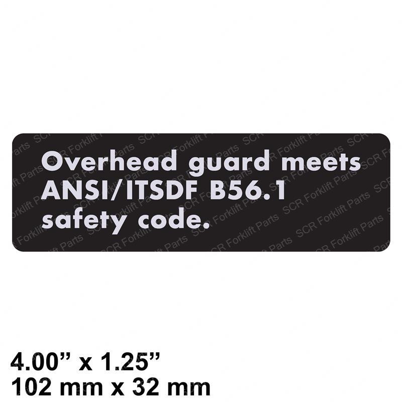 DECAL OVERHEAD GUARD RA411-880 ra411-880 product image