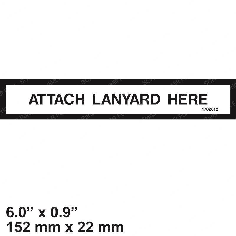 DECAL - LANYARD (D-RING) JL1702612 jl1702612 product image