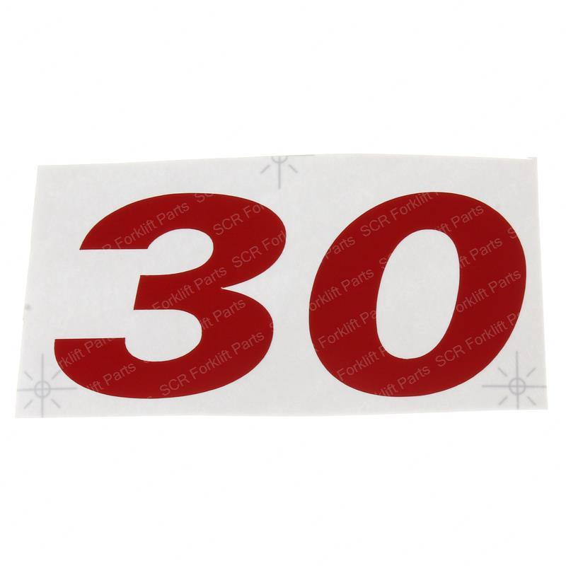 DECAL - MODEL 30 HY1586631 hy1586631 product image