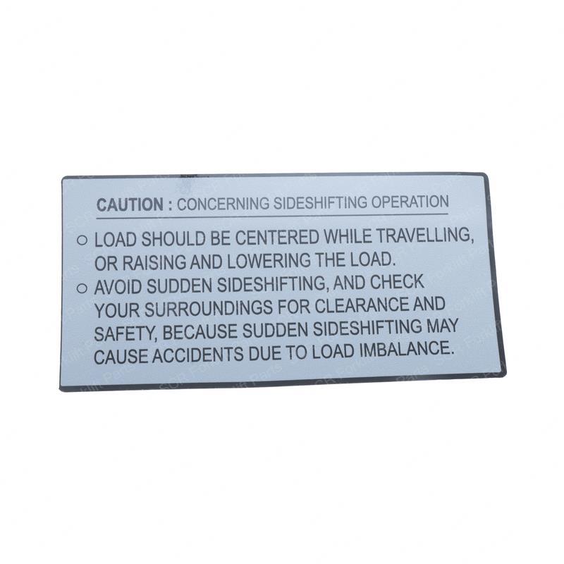 DECAL - CAUTION SIDESHIFTING NI99063-9G001 ni99063-9g001 product image
