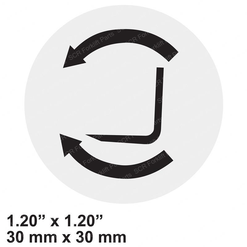 DECAL - FORK TILT JL91083317 jl91083317 product image