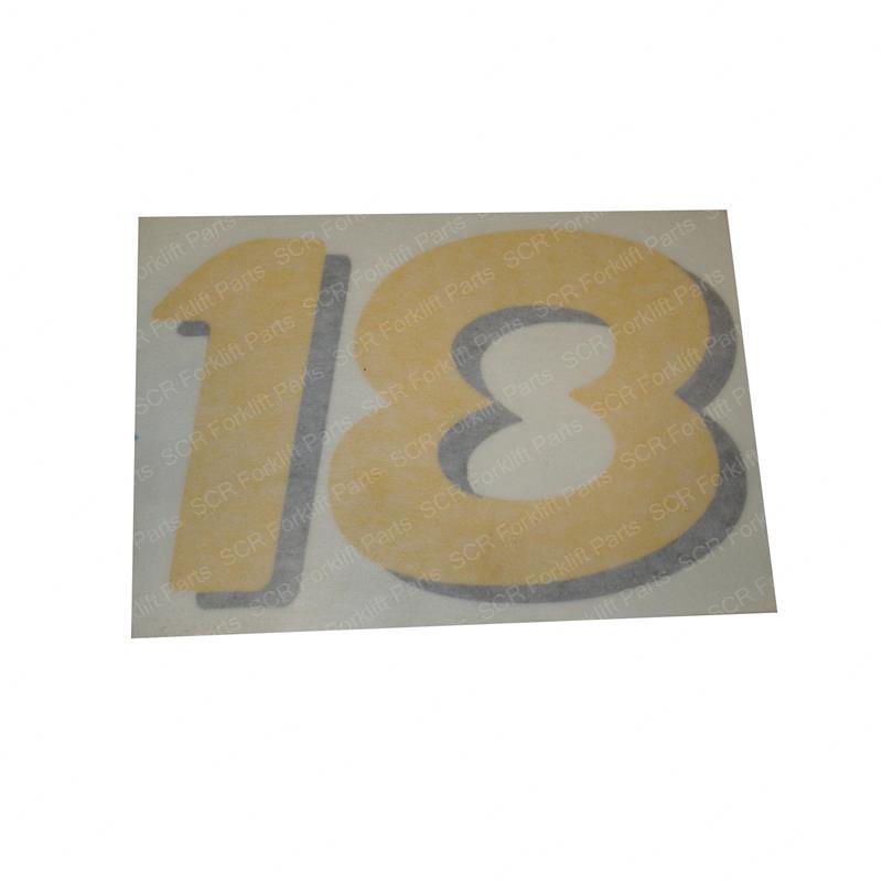 DECAL - NUMBER 18 KO37B-1QK-3040 ko37b-1qk-3040 product image