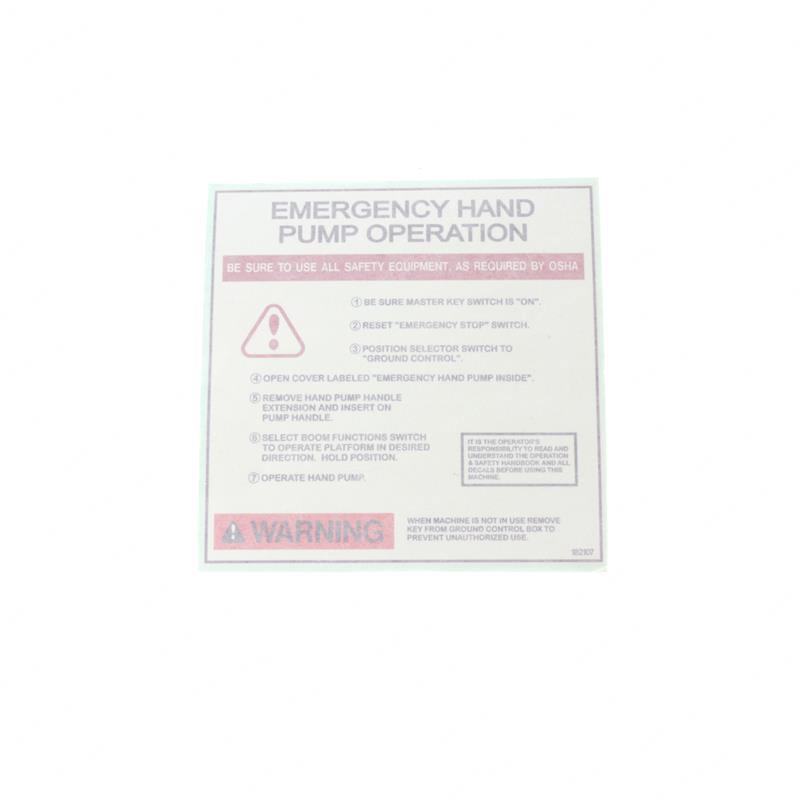 DECAL - EMERGENCY SY1243186 sy1243186 product image