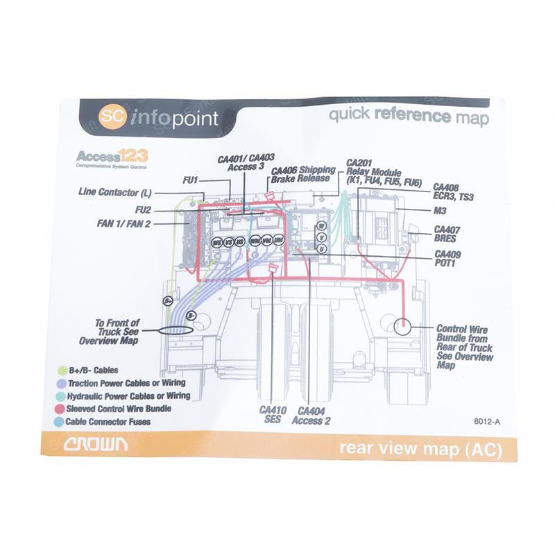 LABEL REAR VIEW MAP AC CR68012 cr68012 product image