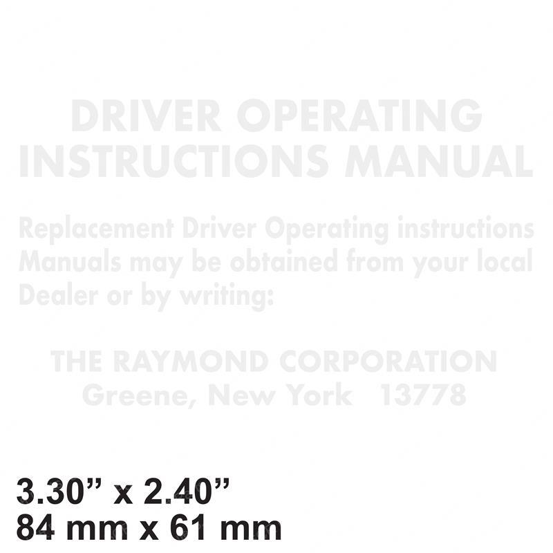 DECAL OPERATION RA411-881 ra411-881 product image