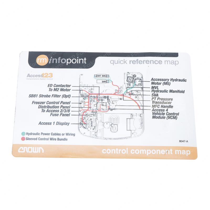 CONTROL COMPONENT MAP ENGLISH CR68047 cr68047 product image