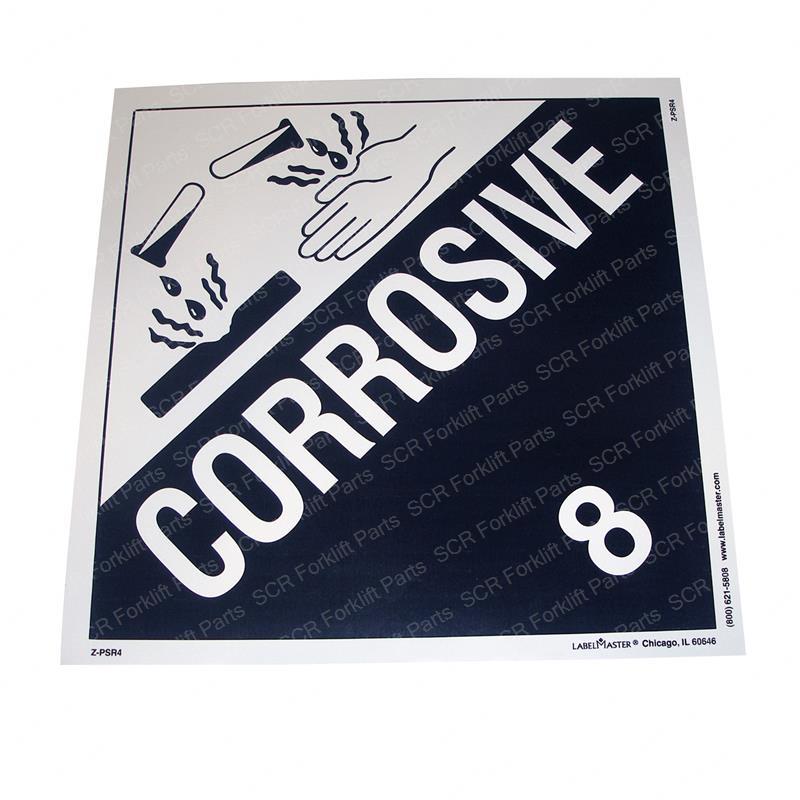PLACARD-D.O.T. (CORROSIVE 8) CR69132-5 cr69132-5 product image