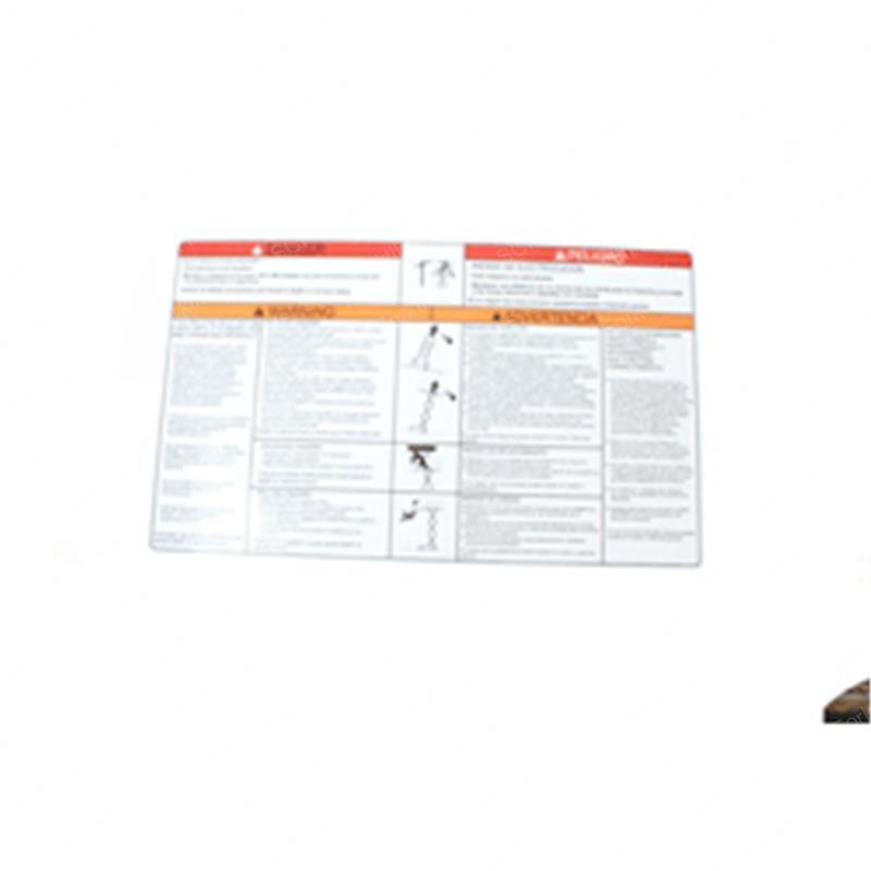DECAL DANGER/WARNING(ENG SPA) JL1704691 jl1704691 product image