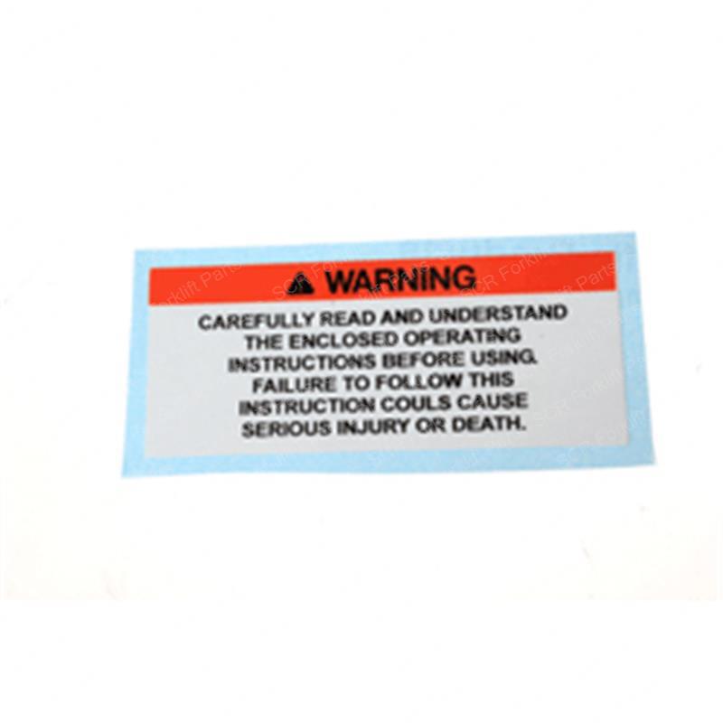 DECAL (READ INSTR) JL1702110 jl1702110 product image