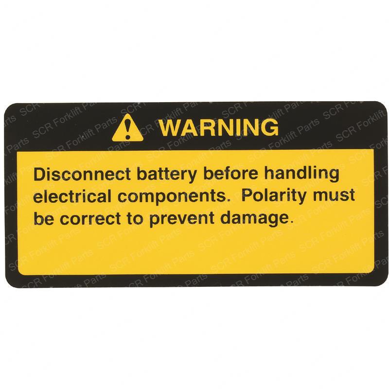 DECAL - BATTERY DISCONNECT YT220022791 yt220022791 product image