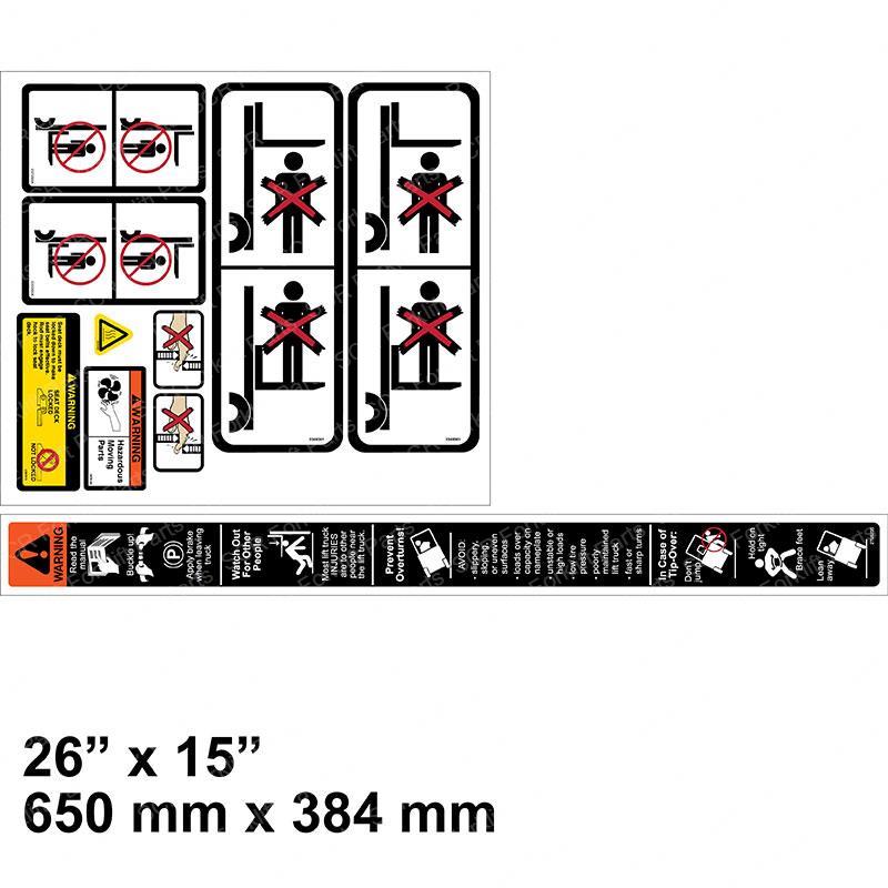 DECAL KIT-IC SAFETY CL1808737 cl1808737 product image