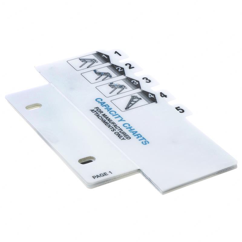 BOOKLET LOAD CHART N. AMERICA JL7301676 jl7301676 product image