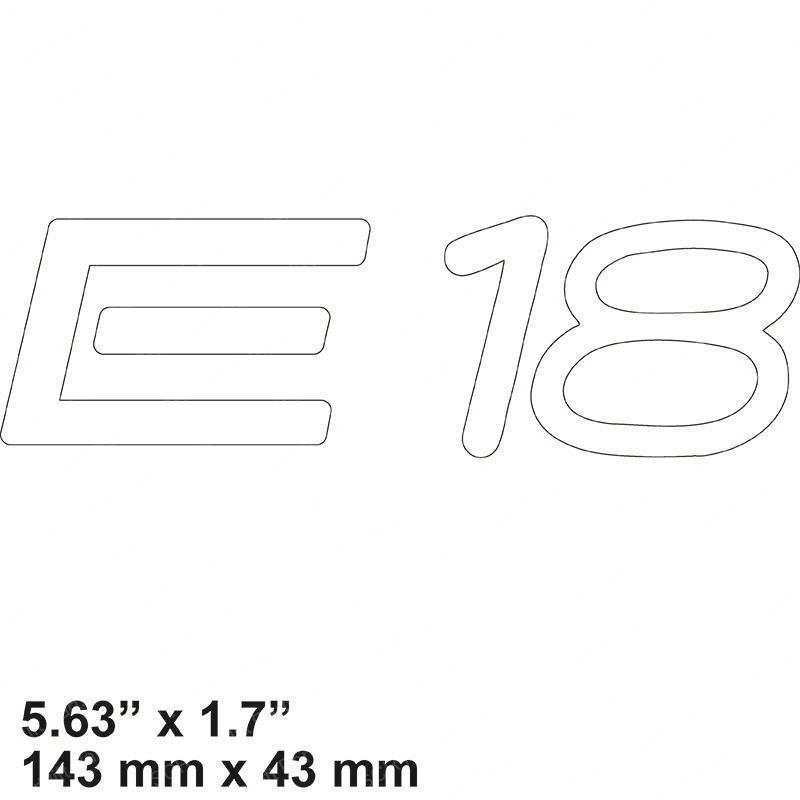 DECAL - E18 LI0009382223 li0009382223 product image
