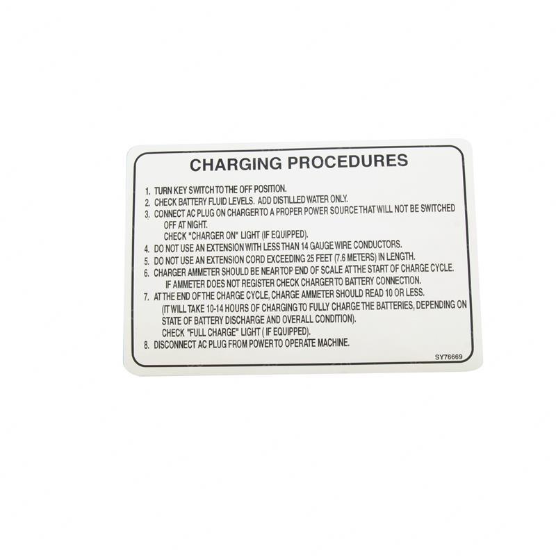 DECAL - BATTERY CHARGE GNSJ102912GT gnsj102912gt product image
