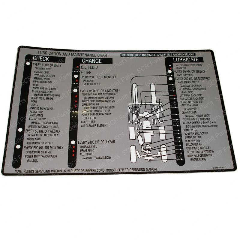 DECAL - LUBRICATE MB1046788 mb1046788 product image