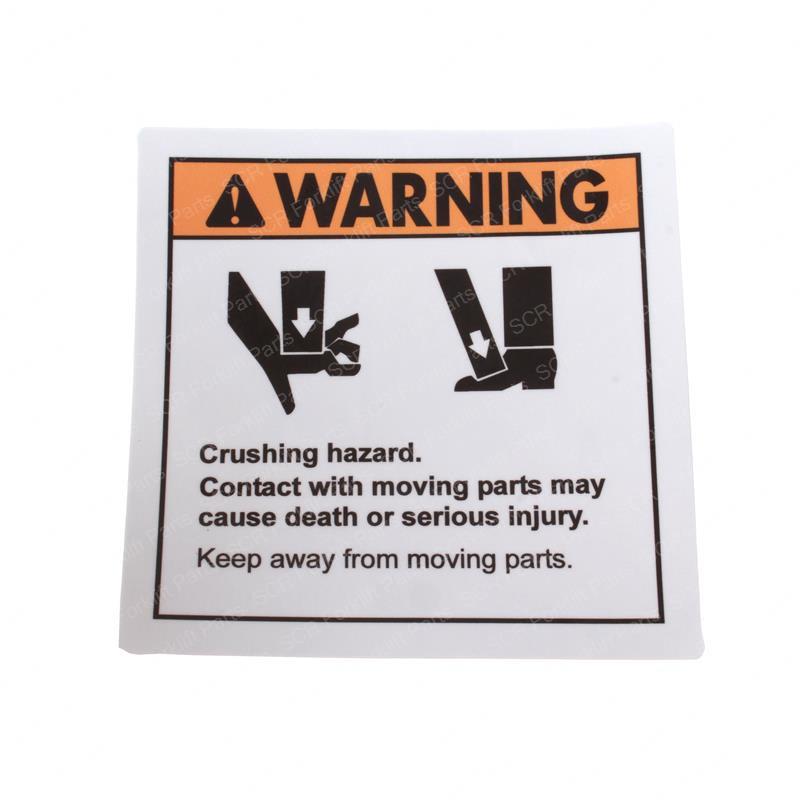 DECAL WARNING HAND/FOOT CRUSH GN32997 gn32997 product image