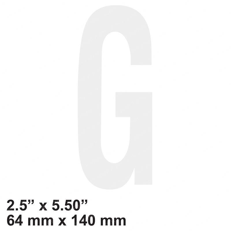 DECAL - G WHITE GN114388GT gn114388gt product image