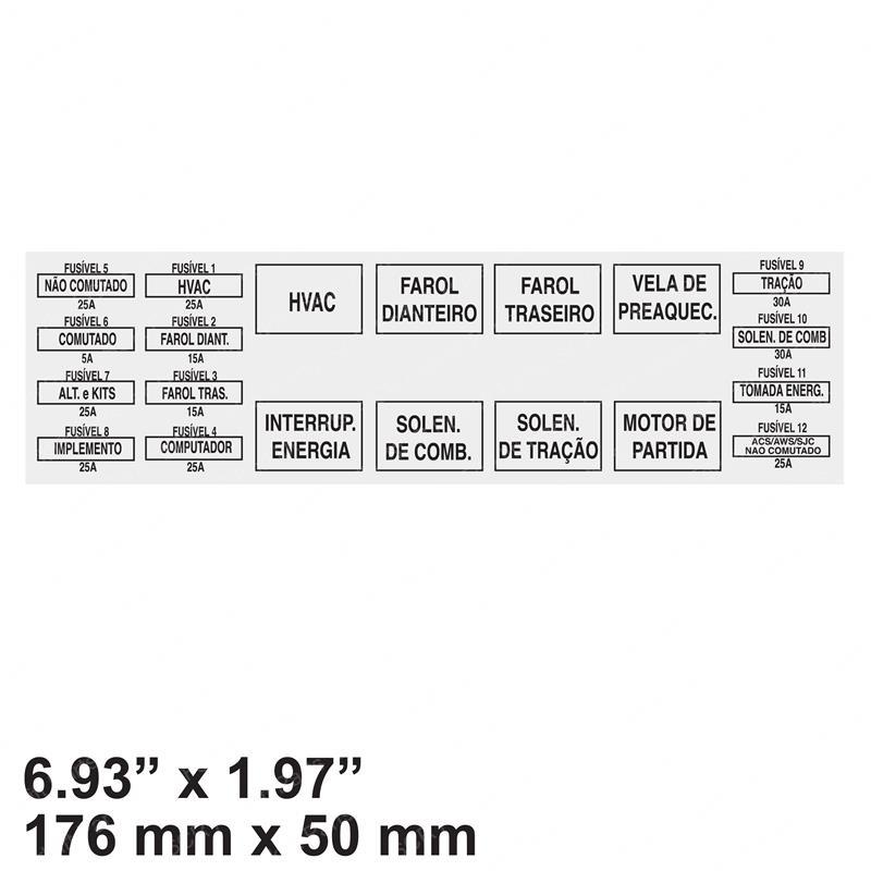 DECAL - HVAC BC7159779BR bc7159779br product image
