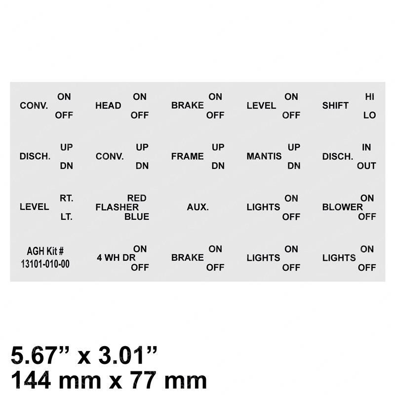 INSERT DECAL KIT SY28-108418 sy28-108418 product image