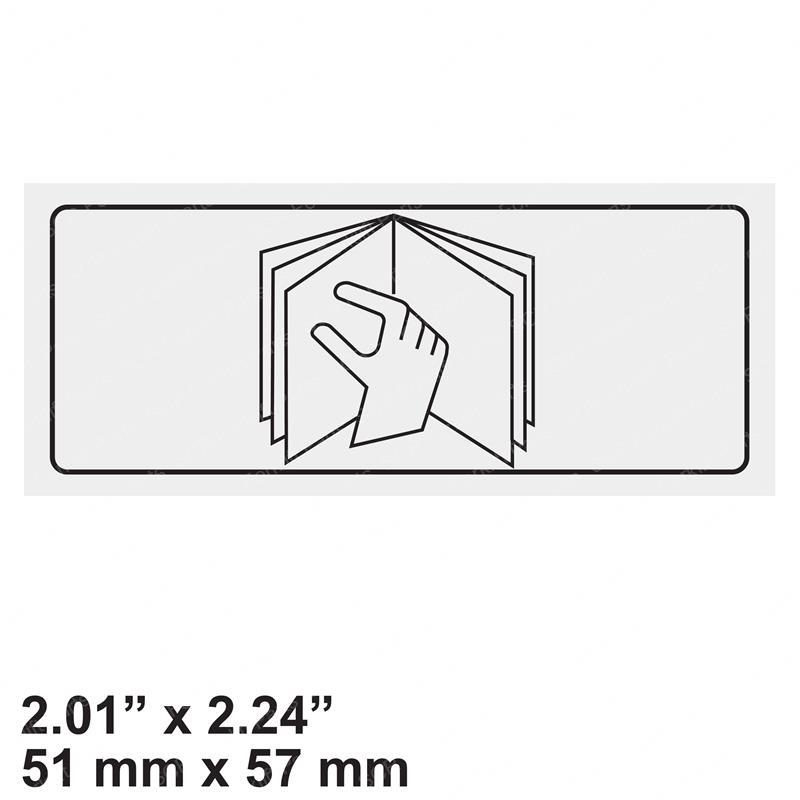 DECAL - HAND ON BOOK JL70327 jl70327 product image