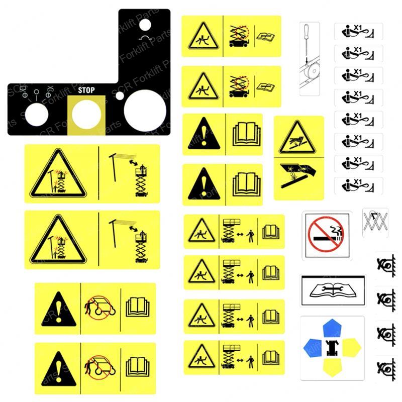 DECAL KIT SAFETY/INSTR GS90/84 GN84837 gn84837 product image