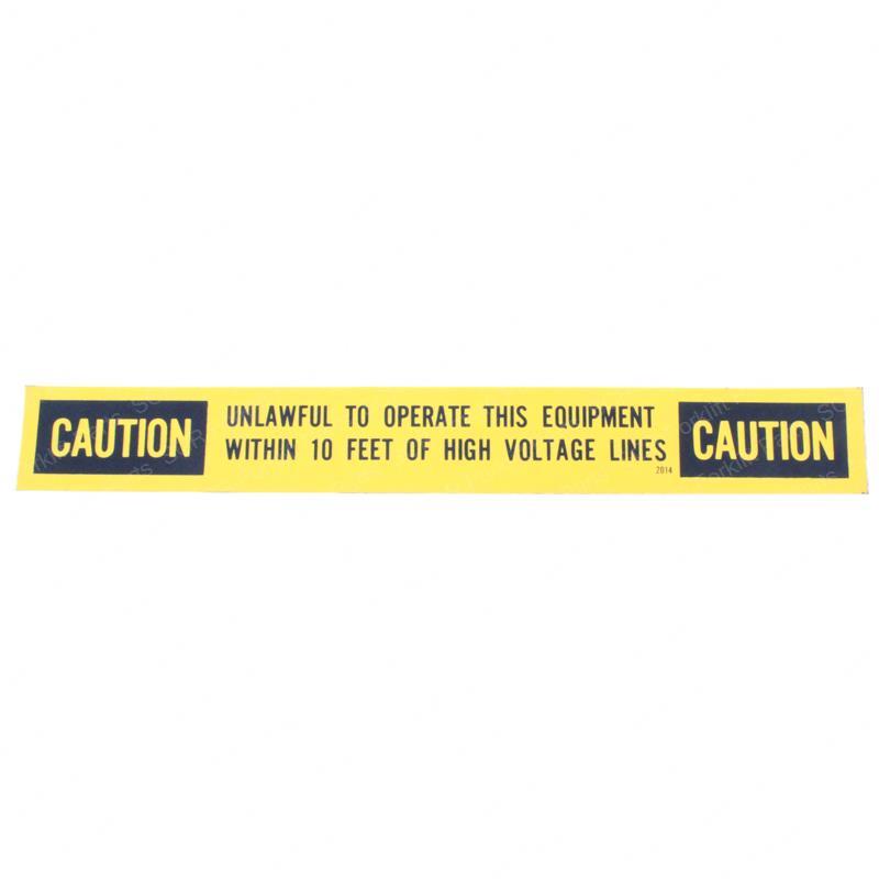DECAL - CAUTION HIGH VOLTAGE SY1243430 sy1243430 product image