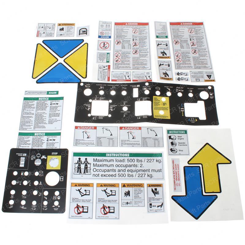 DECAL KIT - SAFETY/INST45IC DS GN82001GT gn82001gt product image
