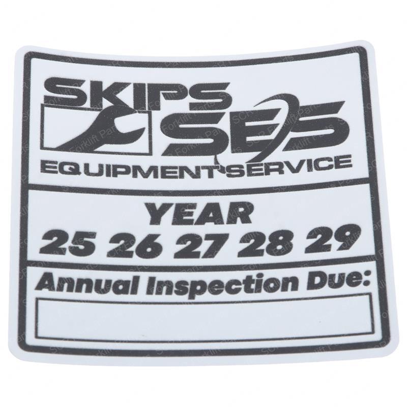 DECAL - SKIPS ANNUAL INSPECTIO SY1238757 sy1238757 product image