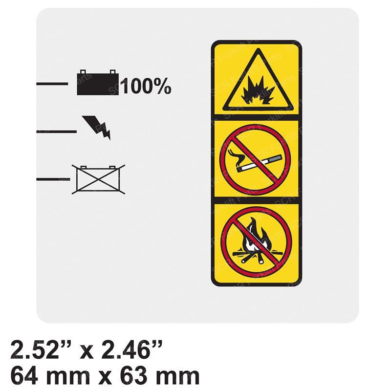 DECAL - BATTERY WARNING JL1706077 jl1706077 product image