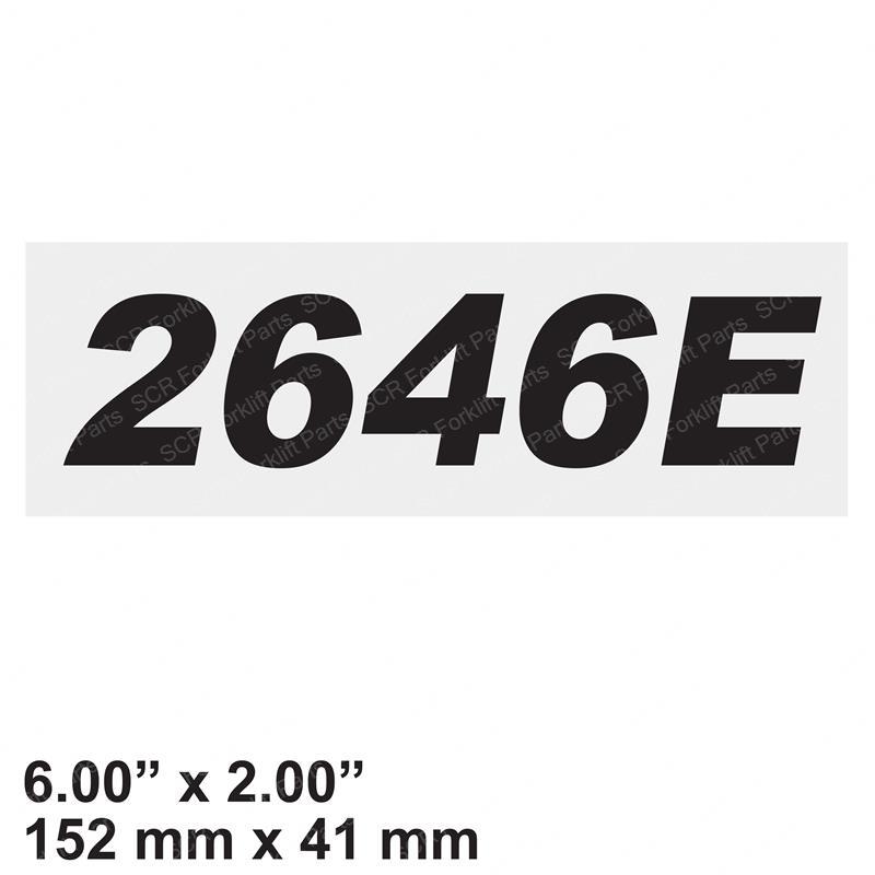 DECAL - NAMEPLATE (2646) JL3252471 jl3252471 product image