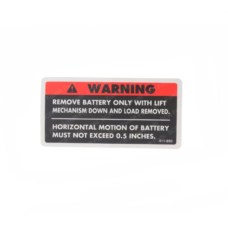DECAL - BATTERY SAFETY SY1228784 sy1228784 product image