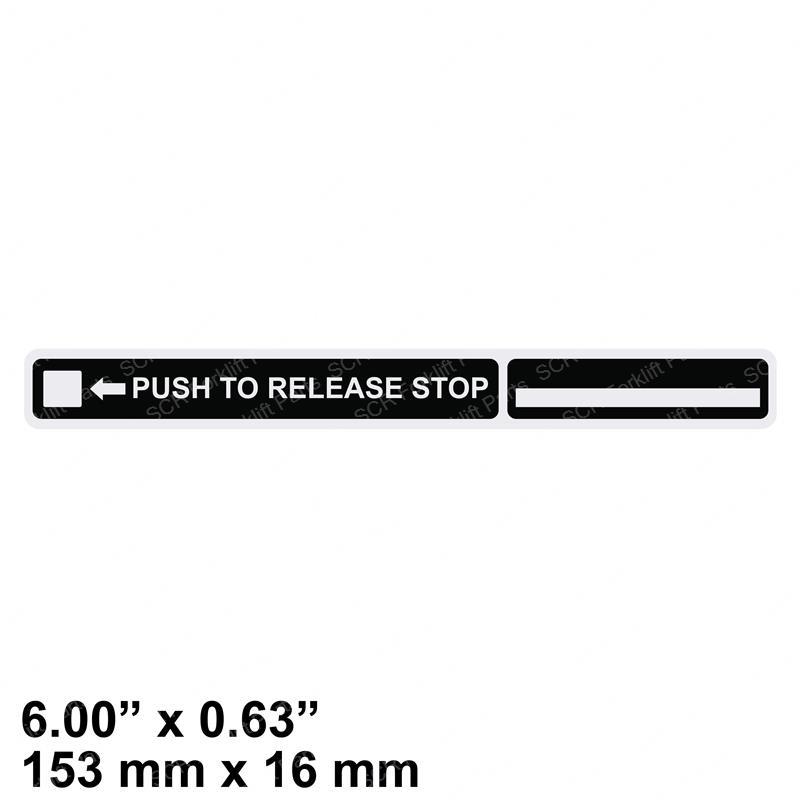 DECAL-PUSH TO RELEASE STOP BC6578368 bc6578368 product image