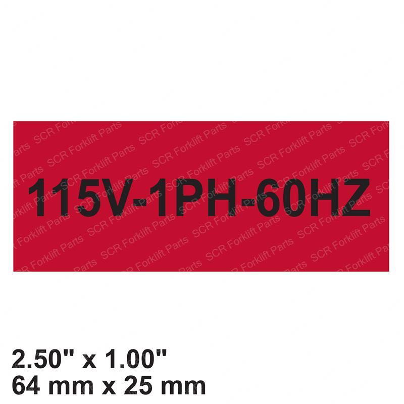 DECAL ELECT VOLTAGE JL1702569 jl1702569 product image