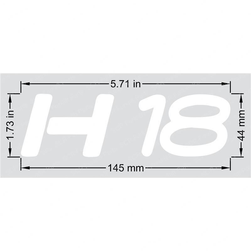 DECAL H18 LI0009382037 li0009382037 product image