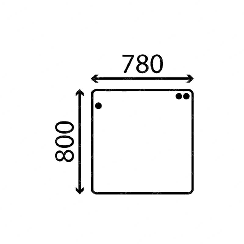 GLASS - CAB - REAR - CLEAR JC827/20212 jc827-20212 product image