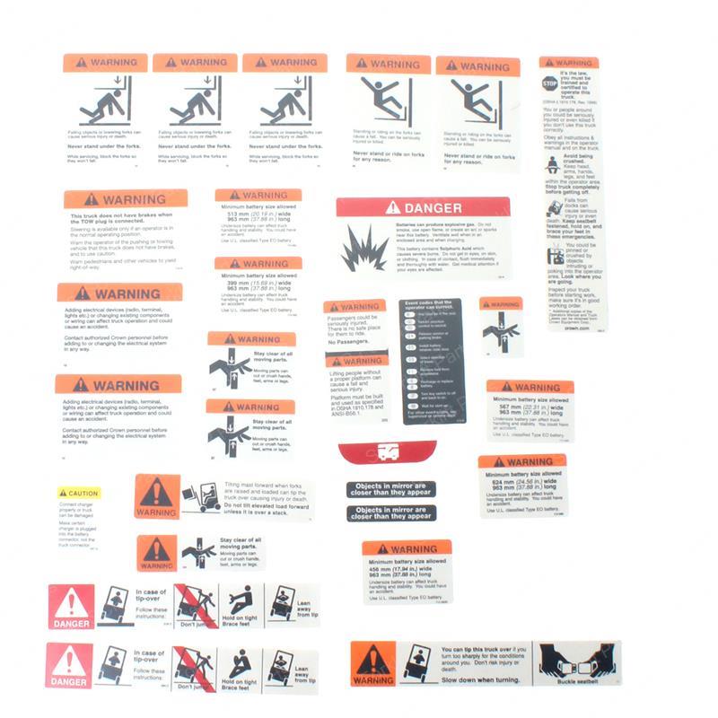 LABELS \ DECALS (SC4000) KIT CR69618 cr69618 product image